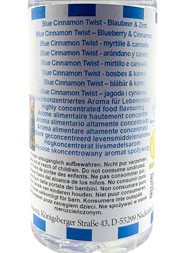 Aroma Blue Cinnamon Twist Sasami de 100ml con canela y arándano 6