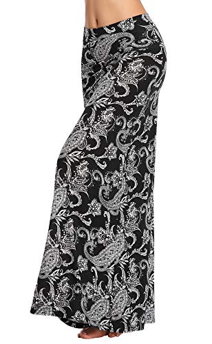 Image of Urban CoCo Women's Stylish Spandex Comfy Fold-Over Flare Long Maxi Skirt