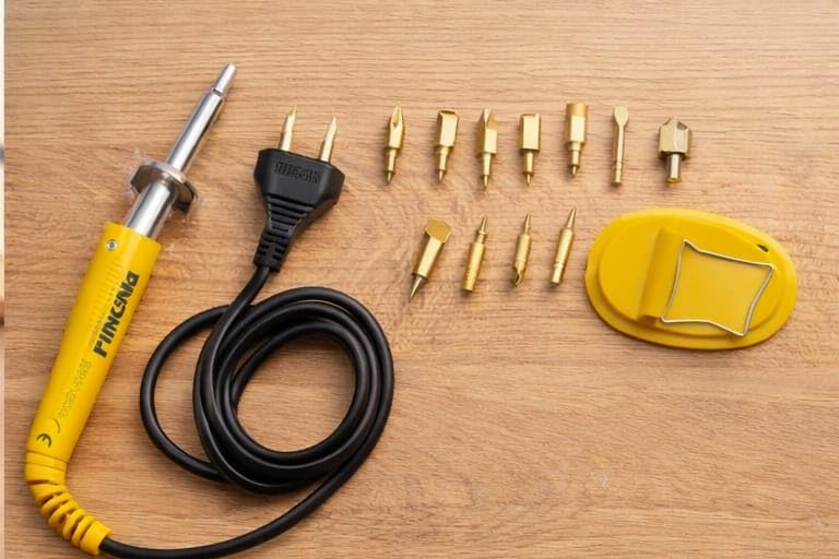 Image of KEETRAN KALP Wood Burning Tool Kit, 30W Pyrography Pen, 14-in-1 Set for Wood Carving, Leather Embossing & DIY Craft