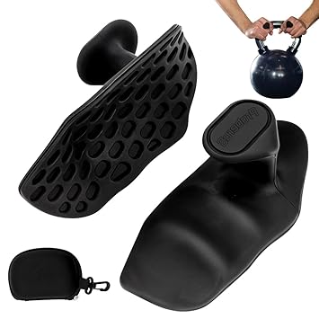 Proberos® 1 Pairs Weight Lifting Grips with Storage Case, Non-skid Rubber Grip Pads Improves Grip Strength & Palm Protection Finger Grip Strengtheners Pull-up Grip Strength Aids - image, photos
