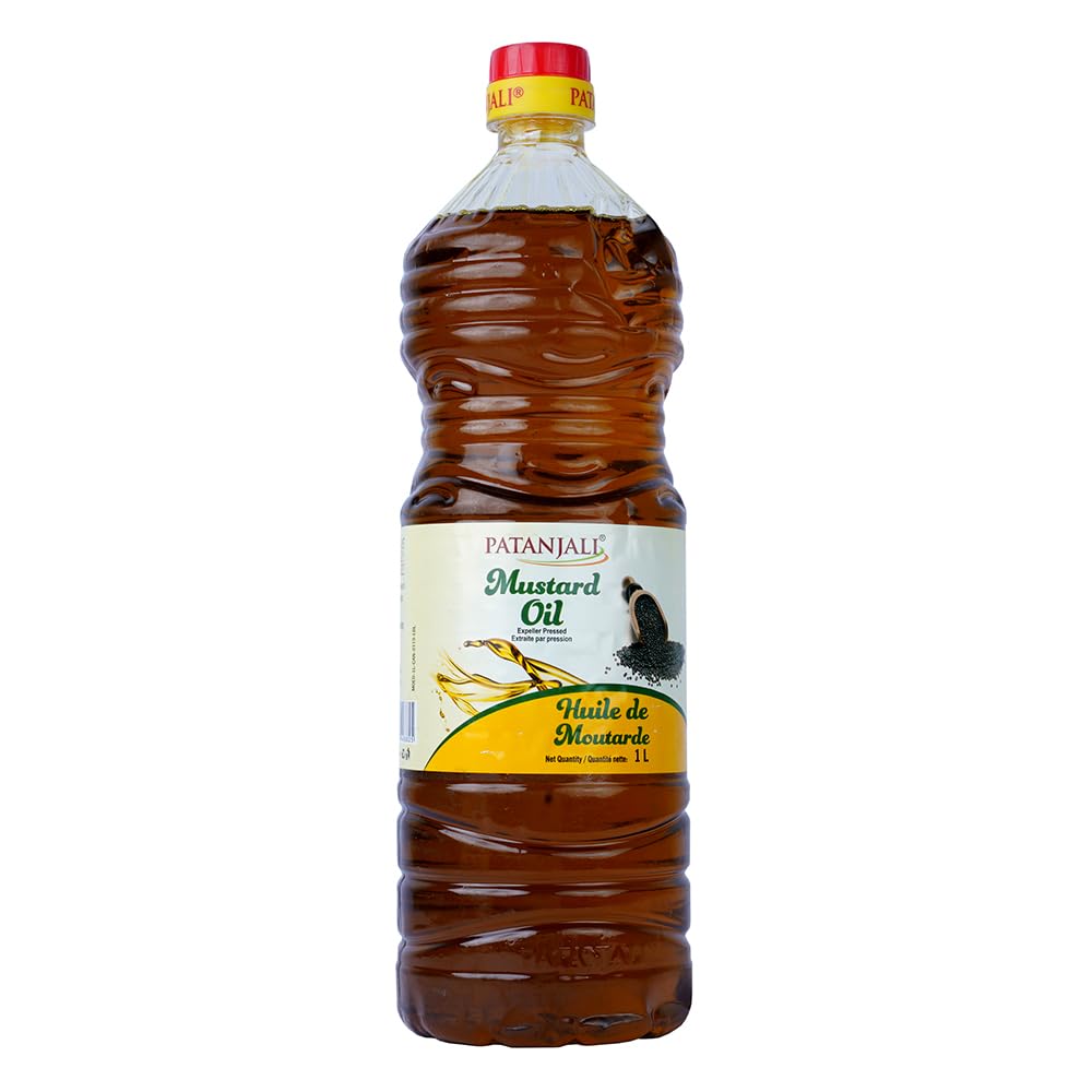 Patanjali Mustard Oil 1Liter / 33.82 fl oz