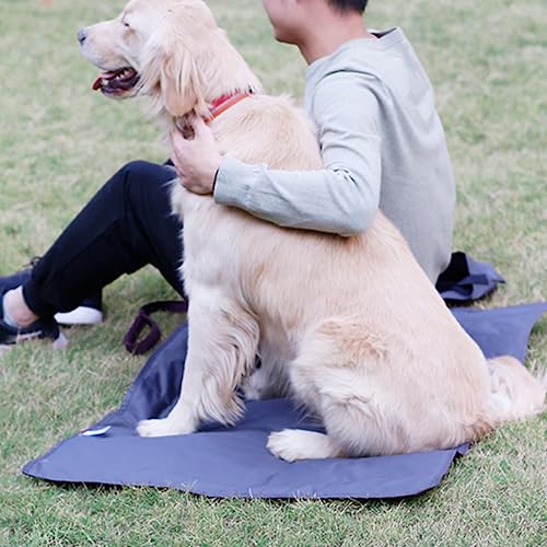 bangminda wasserdichte Hundematte für Outdoor, Faltbare Haustier Decke Camping Decke, Waschbares Hund Katze Mat, Große Reisedecke für Haustier 100 x 70cm