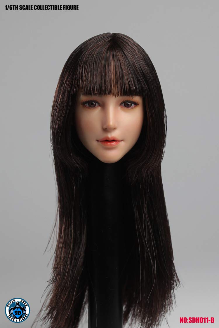 Amazon | Super Duck 1/6 フィギュア 美人少女 植毛タイプ