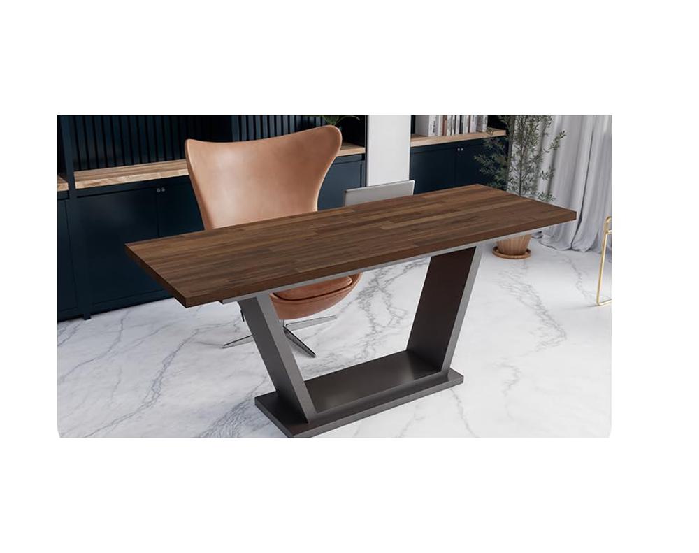 Amazon.com: Howizz 60 x 25 in. Solid Wood Table Top, Dark Walnut