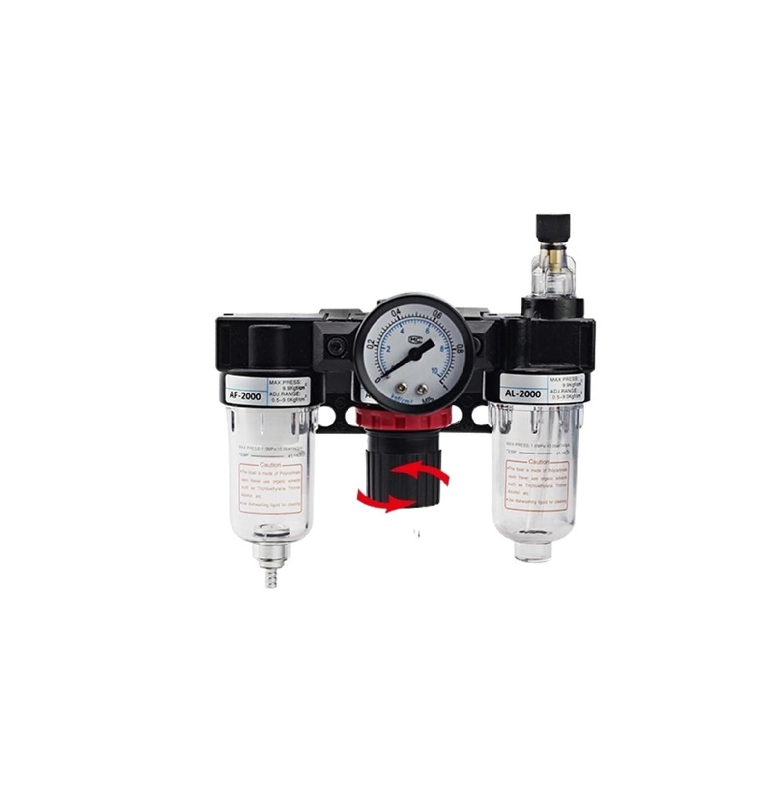 AFR2000 filtro pneumatico compressore d'aria separatore olio-acqua AFC fonte processore AR2000 pressione regolatore valvola (AC2000)
