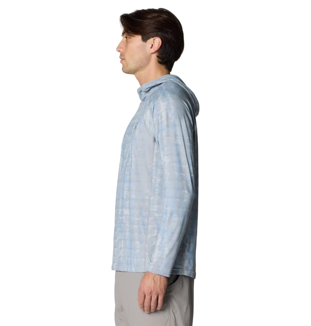 Mountain Hardwear Crater Lake Herren-Kapuzenpullover für Wandern, Camping, Rucksackreisen und Freizeitkleidung, Glacial Prismatic Print, Medium