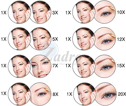 Zadro 3-Inch 10X Mag Close Up Spot Mirror, Mini #TOP7