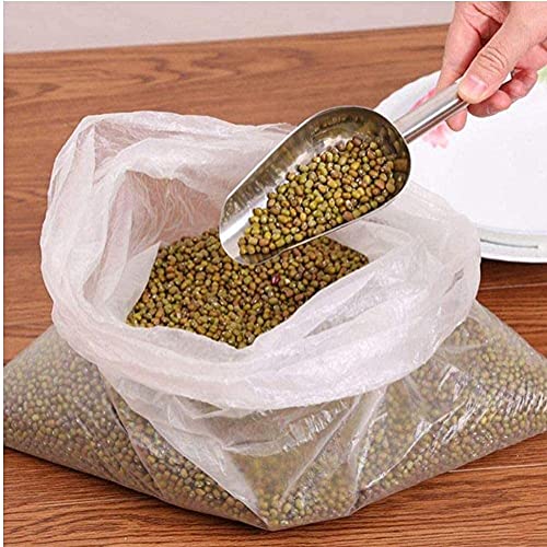 Edelstahl-Schaufel Edelstahl-Küchen-Utensilien-Schaufeln für Eiswürfel / Zucker / Mehl / Zucker / Kaffeebohnenmehl Buffet Trockengetreide Bar Werkzeuge Messlöffel 8-Zoll Nützlich und praktisch - Image 3