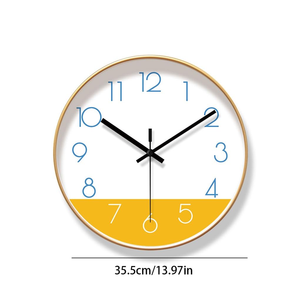 Orologio da parete Orologio da parete silenzioso Homestay Orologio da parete semplice Orologio da soggiorno Orologio da parete creativo al quarzo Reloj De Pared(B)