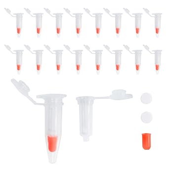800L Empty Spin Protein Purification Columns, 1.5mL Collection Tubes Empty Micro-Spin Chromatography Column with Hydrophilic Frits for Protein Purification, IP/Co-IP Experiments, Pack of 100