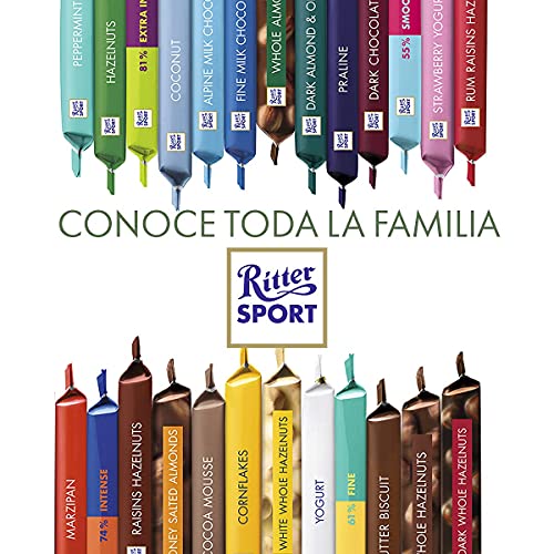 Ritter Sport Rum Trauben Nuss (100 g), Vollmilchschokolade mit echtem Jamaika-Rum, fruchtigen Trauben und Nussstückchen… – Bild 5