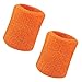 Polsini tergisudore, 2 Pack Sport Fascia fascia da polso Cinturini Sweatbands, Polsino Sweatband sportivo da 11 pollici Morbido cotone addensato per ginnastica da ginnastica Pallacanestro da calcio