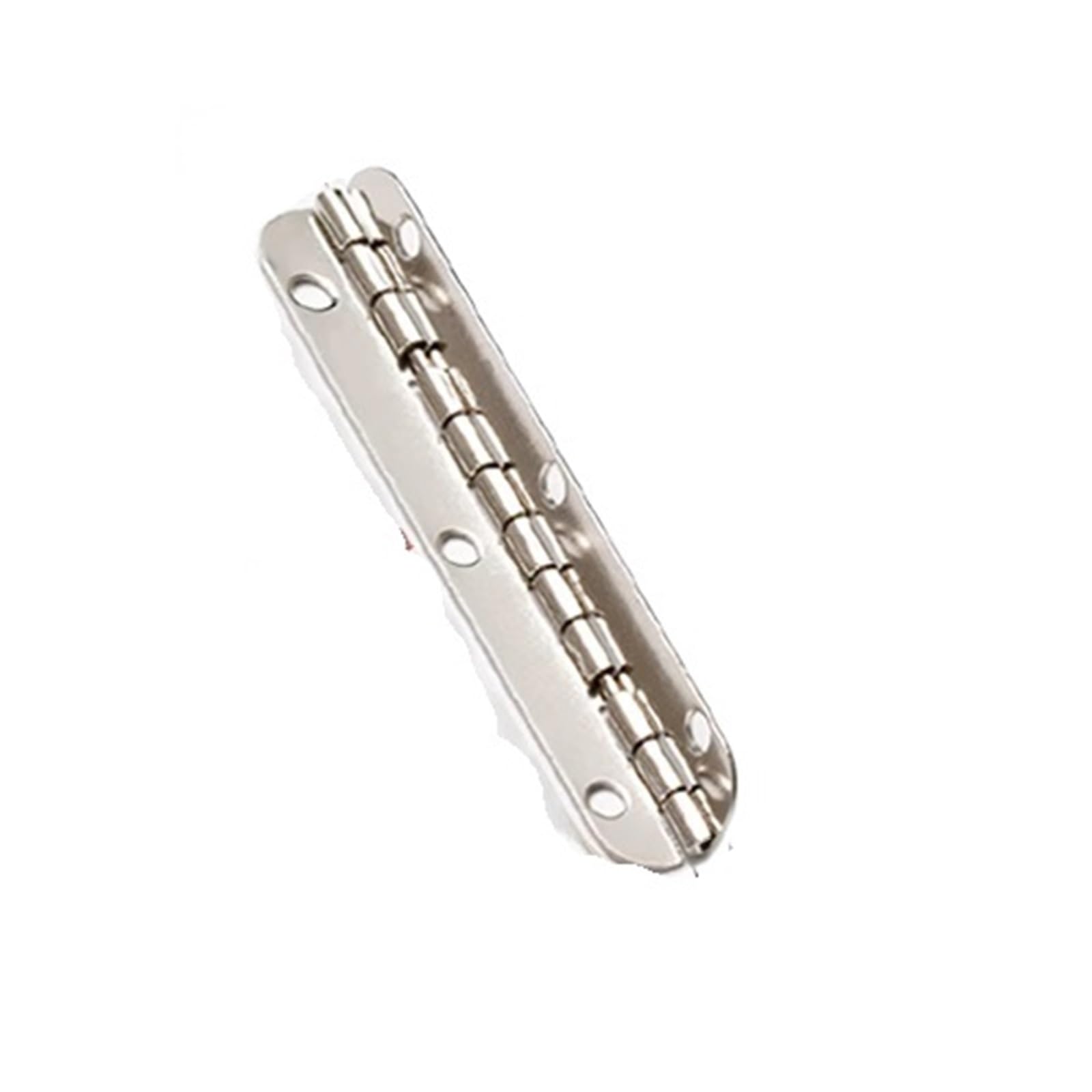 50Pcs Steel 2.5" Continuous Hinge Piano Jewelry Gift Box with Screw(Silver 90Degrees)