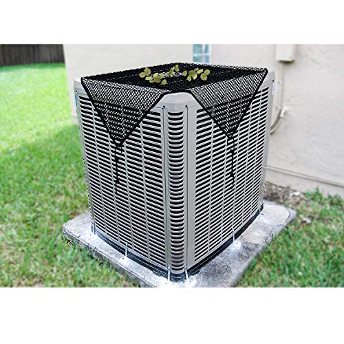Windscreen4less Outdoor A/C Unit Mesh Cover for Outside Air Conditioner AC Compressor Condenser 36''x36'' Keep Out Leaves Breathable for All Seasons
