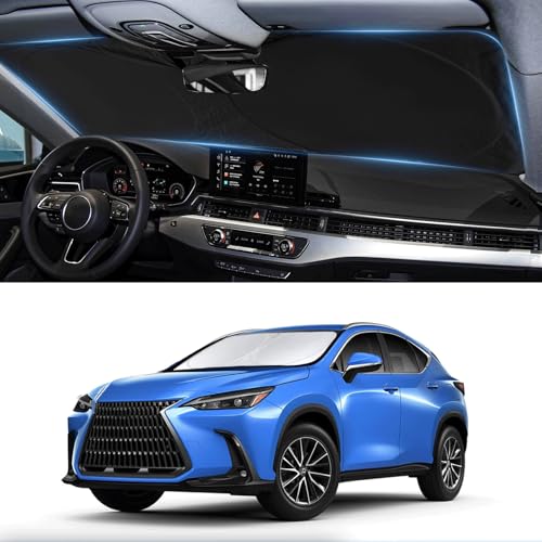 Custom Fit NX NX250 Windshield Sunshade for 2015-2022-2024 2025 Lexus NX350 NX350h NX450h...