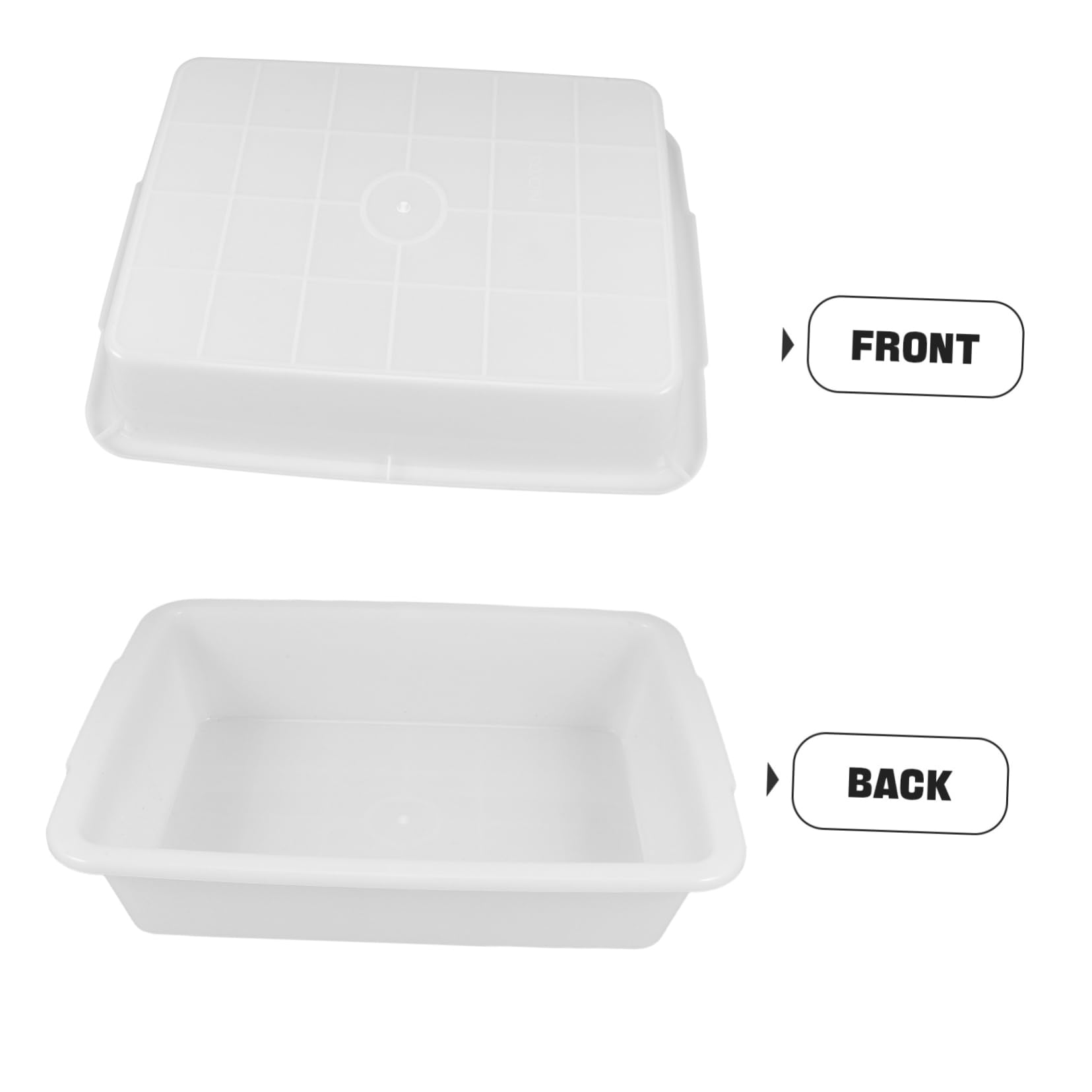 CLISPEED Plateau Plastique pour Expériences Bac De Rétention pour Matériaux De Organisateur Et Aux Produits Chimiques Moyenne Usage Domestique Et Scientifique