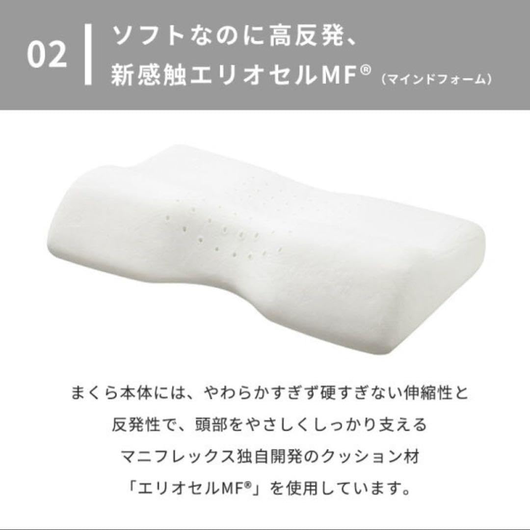 マニフレックス　バイオシェイプピロー　エリオセルMF 波型枕 レギュラータイプ Amazon.co.jp: マニフレックス バイオシェイプピロー エリオセル