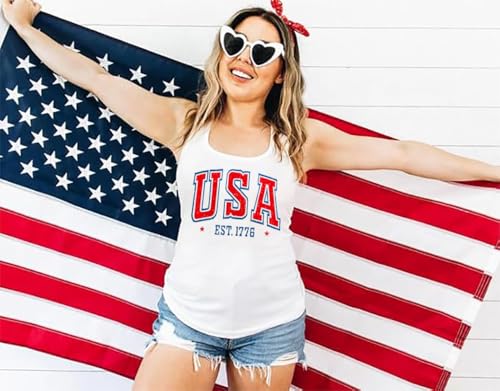 4th of July Tank Top Women Spilling The Tea Since 1773 Patriotic Sleeveless Shirt American History Vest Top2