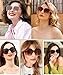 Dollger Oversized Square Sunglasses for Women Big Large Wide Fashion Shades for Men 100% UV Protection Trendy Brown