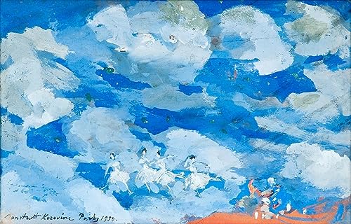Peinture ballet Korovin - Habillez vos murs vides avec cette grande toile 60x90cm