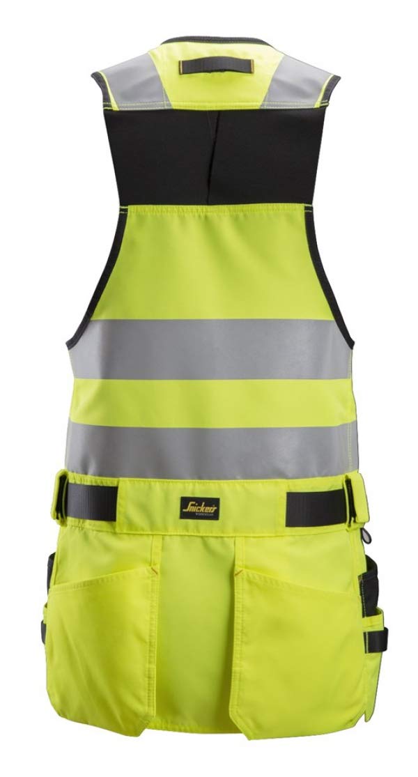 Snickers Workwear AllroundWork CL1 High-Vis Tool Vest, yellow, XL - Image 4