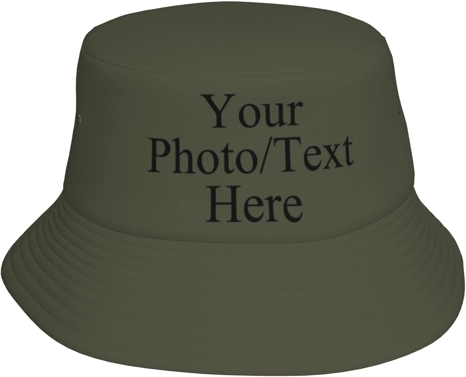 Custom Bucket Hat Personalized Add Your Name/Logo/Picture Foldable Fisherman's Caps