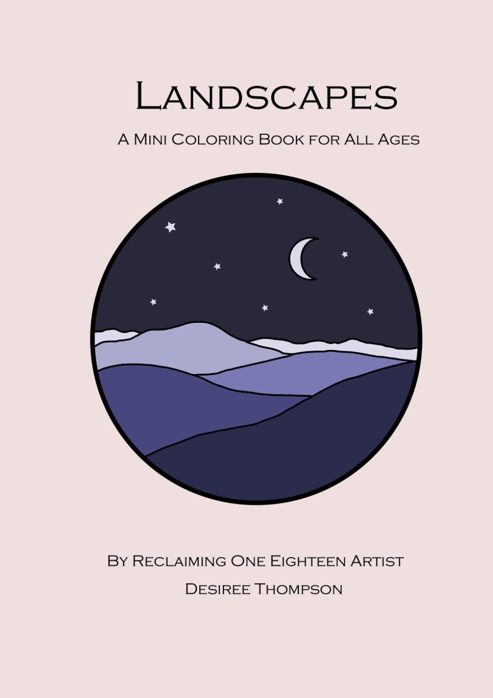 Landscapes: A Mini Coloring Book for All Ages