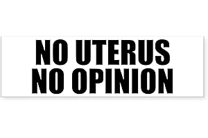 CafePress No Uterus No Opinion Sticker