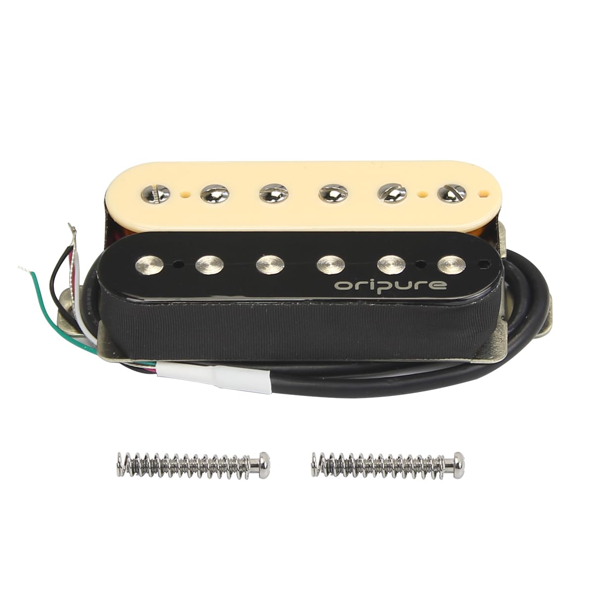 OriPure Alnico 5 Pastillas humbucker de alto rendimiento Juego de pastillas Zebra para mástil y puente