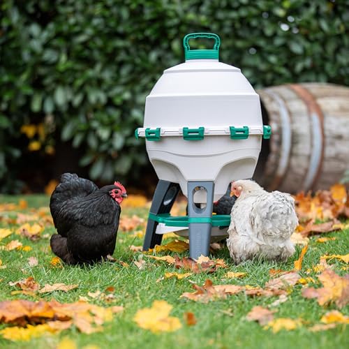 horizont Hühnertränke Optimus 25 L für bis zu 25 Hühner, inkl. Ersatztrinkschale, Zweiteiliger Wassertank - Geflügeltränke - Automatische Tränke - Wasserspender