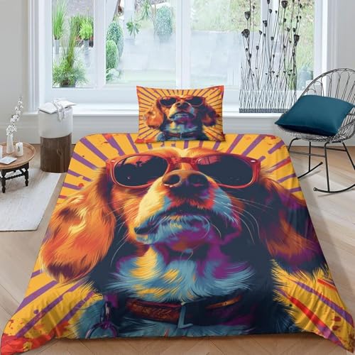 Linge de lit microfibre douce 160x200 anti-plis avec fermeture éclair - 2