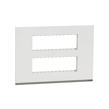 Schneider electric Unica Pure-12M Plastic Surround & Gridplate, WE (Pack of 1)