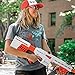 Game Face GFTBR Trion Competition-Level Spring-Powered Foam Dart Blaster, Red