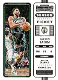 Jayson Tatum 2022 2023 Panini Contenders Season Ticket Series Mint Card #10 Picturing Him in His Green Boston Celtics Jersey