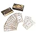 URNOFHW wasserdichte Transparent PVC Poker Goldrand-Spielkarten Drache-Karte Neuheit-Qualitäts-Sammlung Brettspiel Geschenke Durable