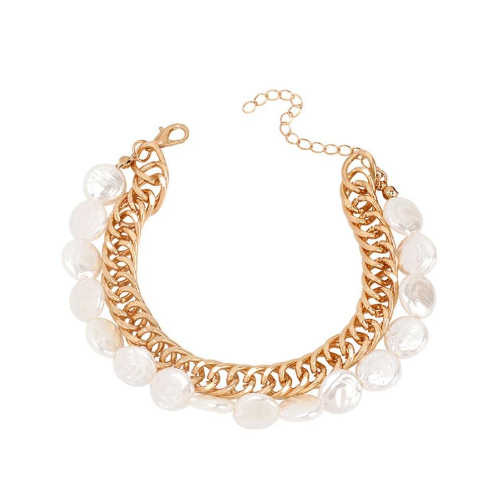 Cavigliere Bracciali Cavigliera da spiaggia con perle multistrato Accessori per caviglie da donna Calzature