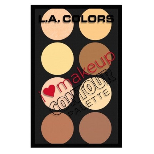 L. A. COLORS I Heart Makeup Contour Palette - Light To Medium by L.A. Colors