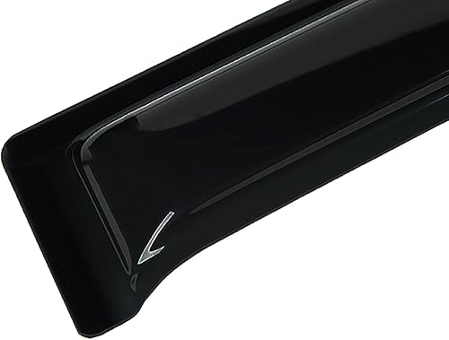 Miniatura 9 de Viseras de ventana lateral con cinta adhesiva para Toyota RAV4 2019 2020 2021 2022, protectores de lluvia solar teñidos con humo, 4 unidades