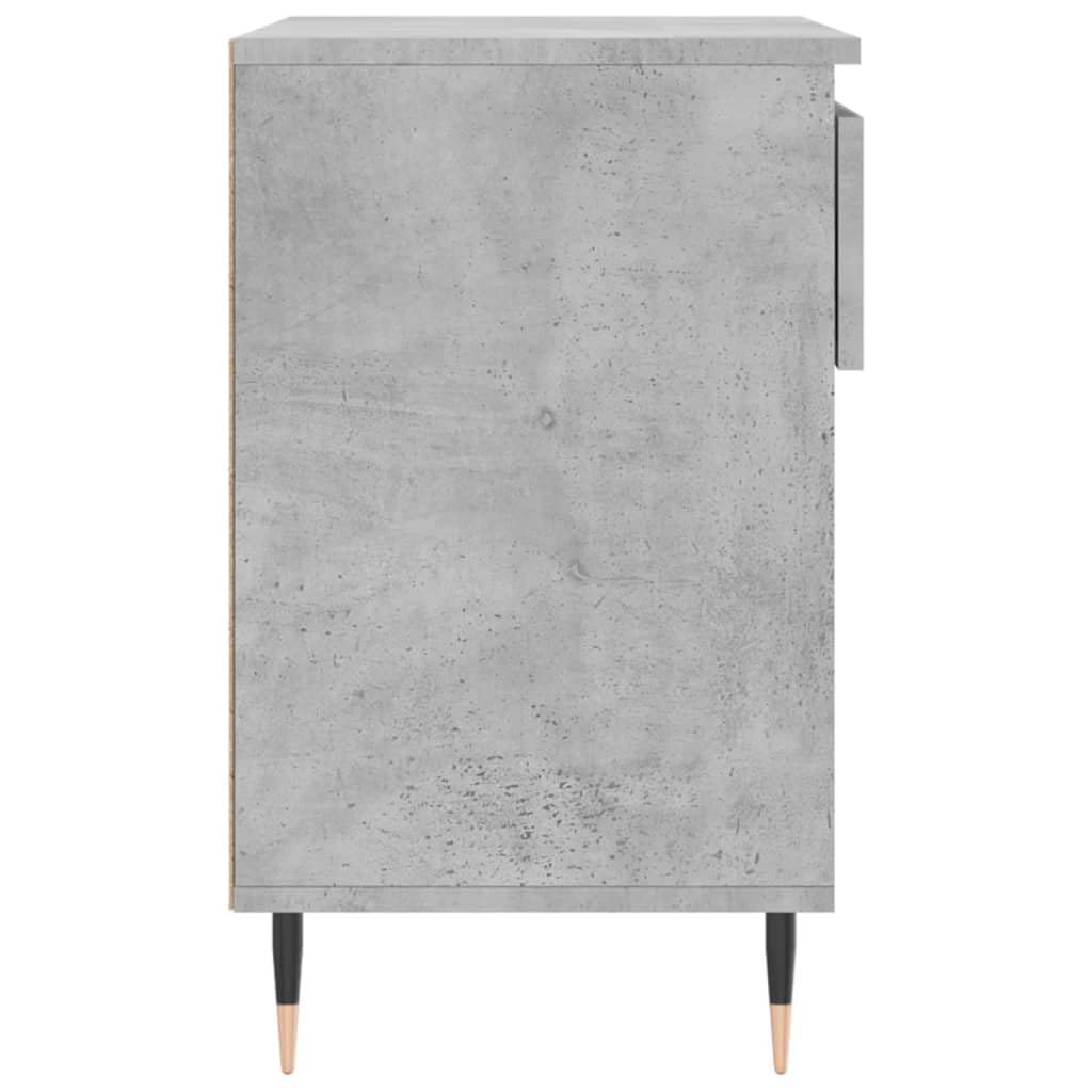 Scarpiera Grigio Cemento 70x36x60 cm Legno Multistrato