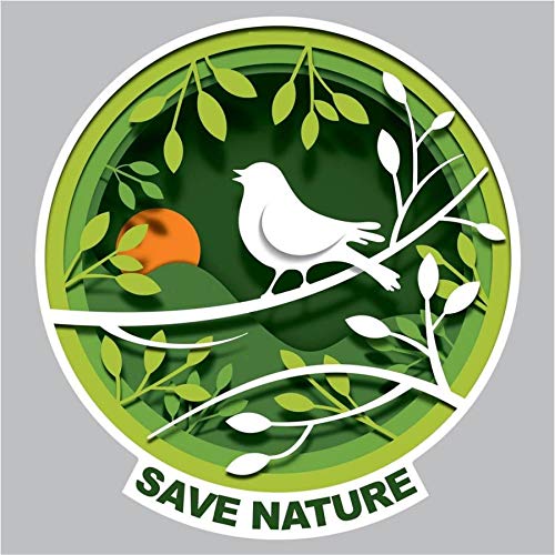 Save Nature Stickers auto Graphics Decals (Pack of 2) UV Vinyl die Cut no Fade Water Resistant Brand: Signex
