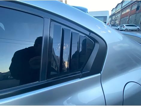 Honda  le Uyumlu Civic Fb7 Kelebek Cam Kaplama Viz r  Piano Black 2012-2015
