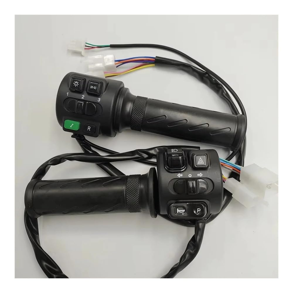 Interruttore manubrio motocicletta Manubrio LUCE ON OFF/Marce/Indietro PULSANTE Interruttore ACCELERATORE Integrato Nella Bicicletta Controllo Della Velocità Gruppo Maniglia