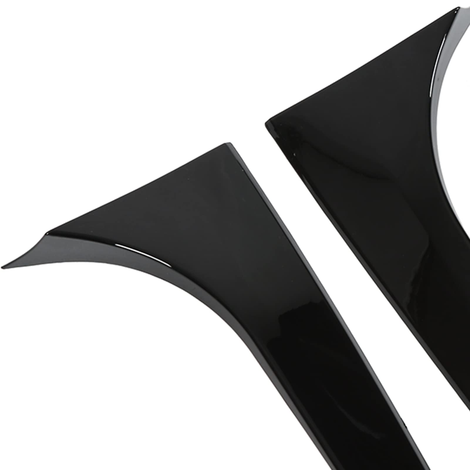 Qiilu Spoiler Laterale Lunotto Posteriore 1 Paio di Sostituzione Spoiler Laterale Lunotto Posteriore Sinistro Destro Nero Lucido per Mercedes Benz Classe B W246 B180 B200 2012‑2018