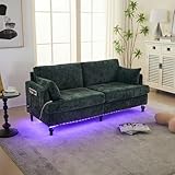 Bande d'éclairage LED multicolore : les bandes LED intégrées sous ce canapé contemporain permettent de changer de couleur et sont réglables à l'aide d'une télécommande.Idéal pour les soirées cinéma,les décorations festives,la vie nocturne ou pour créer une ambiance romantique,l'éclairage LED améliore la profondeur de l'espace et donne à votre salon ou à votre chambre à coucher une touche moderne et élégante.