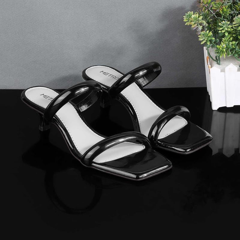 Image of Metro Women Kitten Heel Sandal