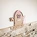 Imagen de 7GANSOS NUEVA PUERTA DEL RATONCITO PEREZ ROSA de madera