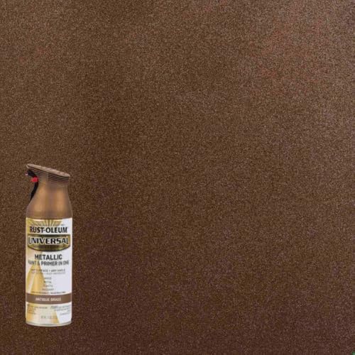 Image of Rust-Oleum Universal All Surface Metallic Spray Paint, Antique Brass
