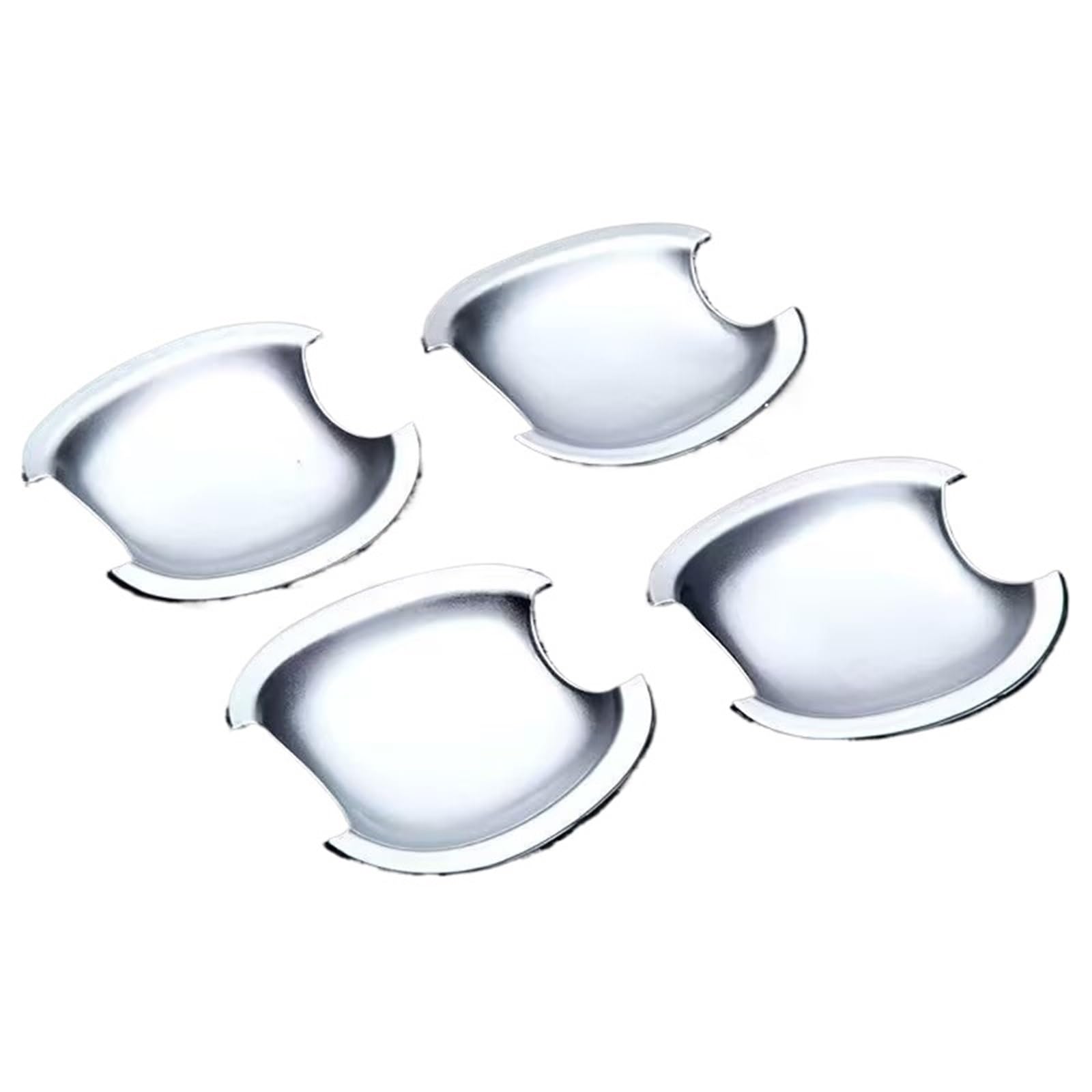 Bqwyedpl Door Bowl A Car Accessories Fit For Peugeot 3008 2009-2015 Abs Chrome Door Bowl Handle Anti-Scratch Protection Car Door Latch Handle(Door Bowl A)