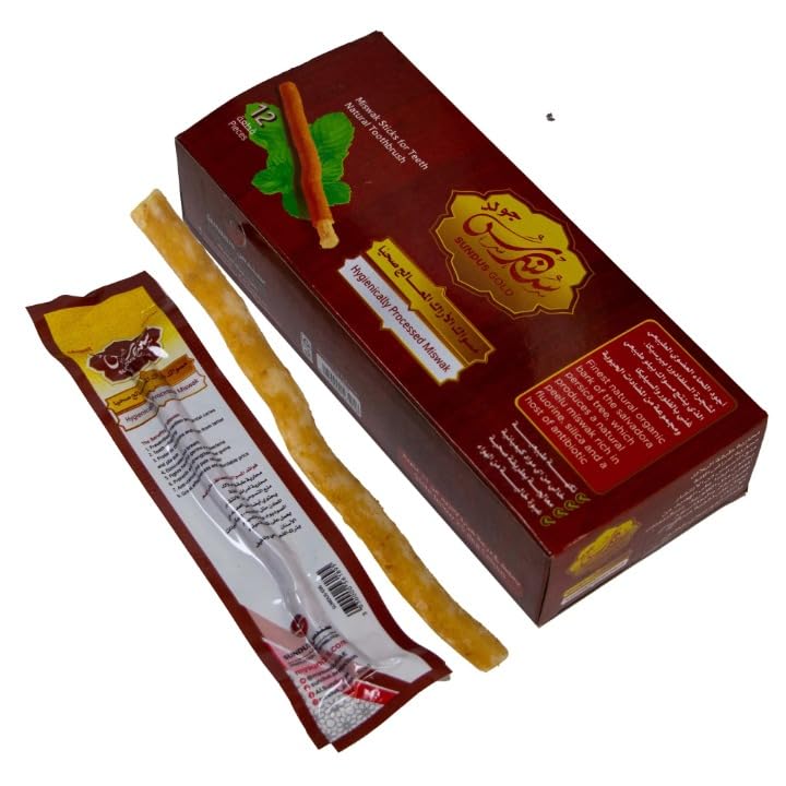REBENUOSondos Miswak is a box containing 12 healthy miswak treated in airless packages