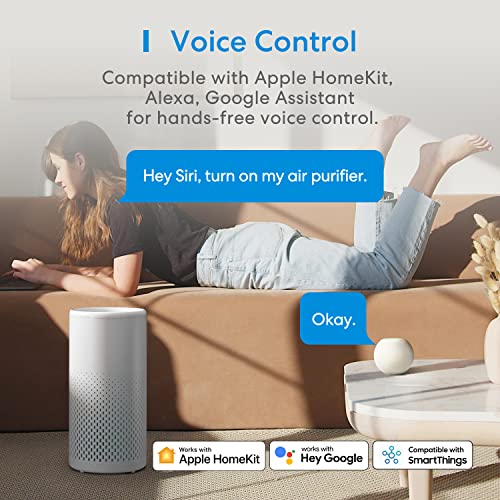 Meross-Home-WLAN-Air-Purifier-Allergy-Sufferers-with-H13-HEPA-Against-9997-Mould-Dust-Pollen-Pet-Hair-Smart-Room-Air-Purifier-Works-with-Apple-HomeKit-CADR-160-mh-Air-Purifier-24-dB-Sleep-Mode